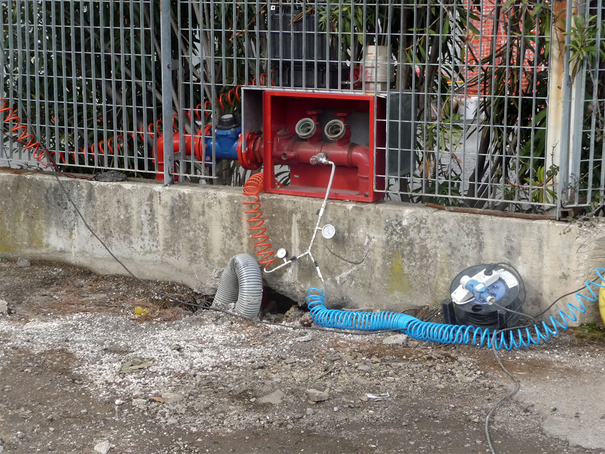 Ricerca Perdite in Impianti Antincendio